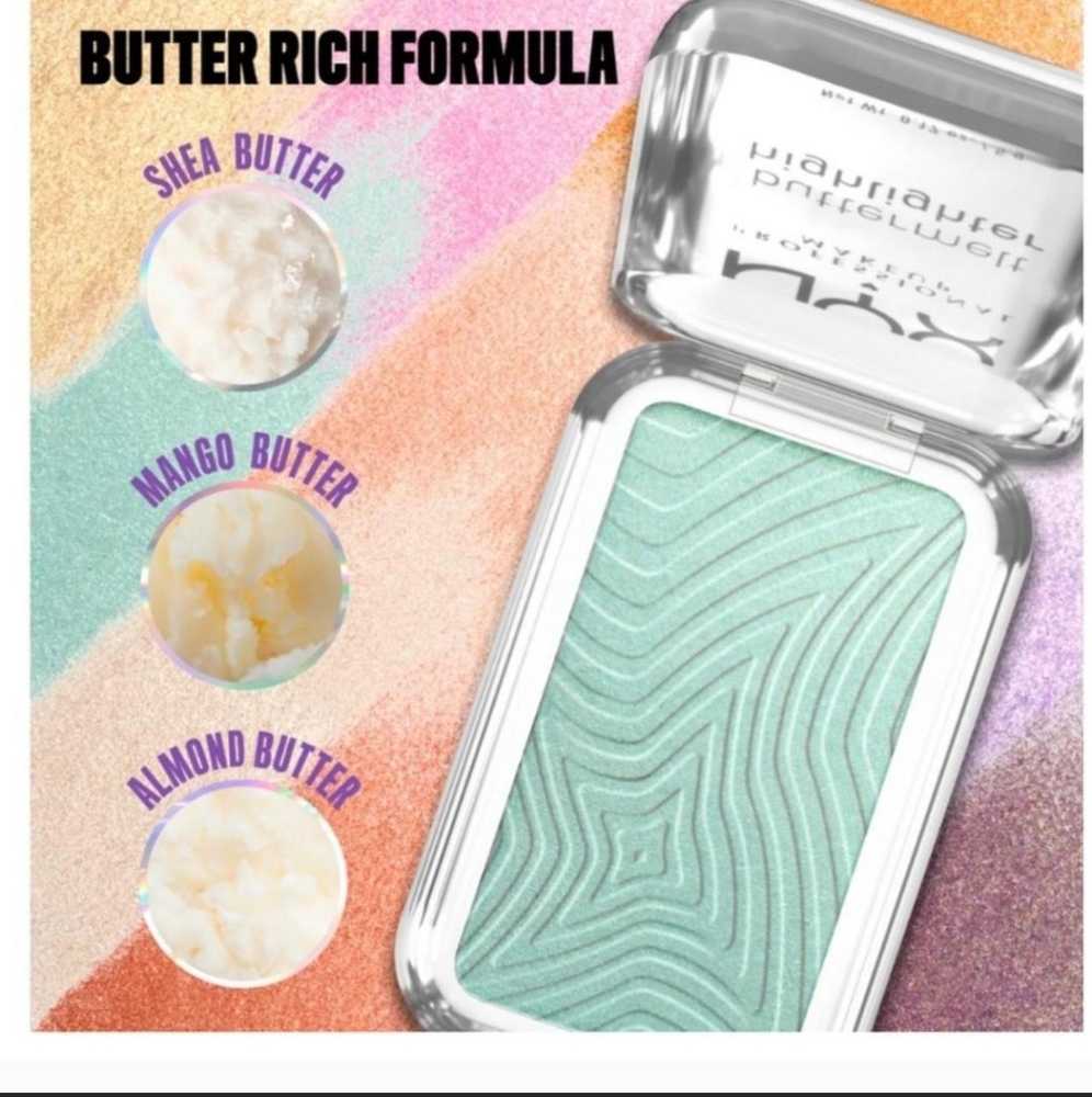 NYX Buttermelt Highlighter Set in Pink/Mint ✨ 🆕 - Picture 5 of 10